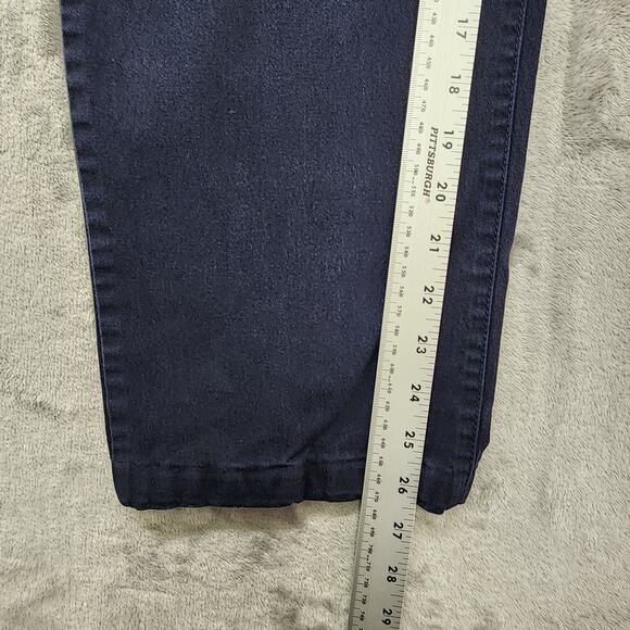Gloria Vanderbilt Pants Womens 16W SHORT Blue Amanda High Rise Straight Stretch - Picture 11 of 13